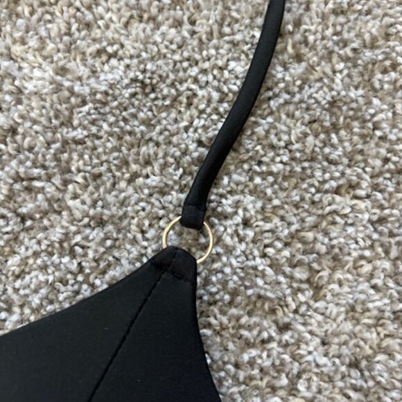 Women's Halter Triangle Tie Side Bikini Sets Size: M Rhinestone Bathing Suits Tw - Picture 6 of 6